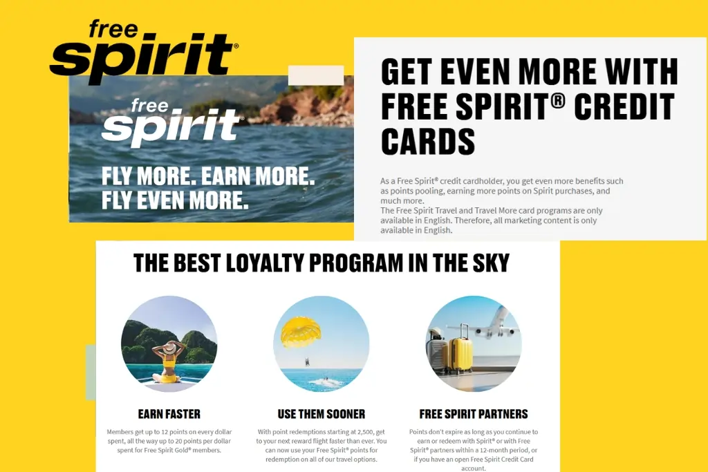 Free Spirit airlines Member program benefits