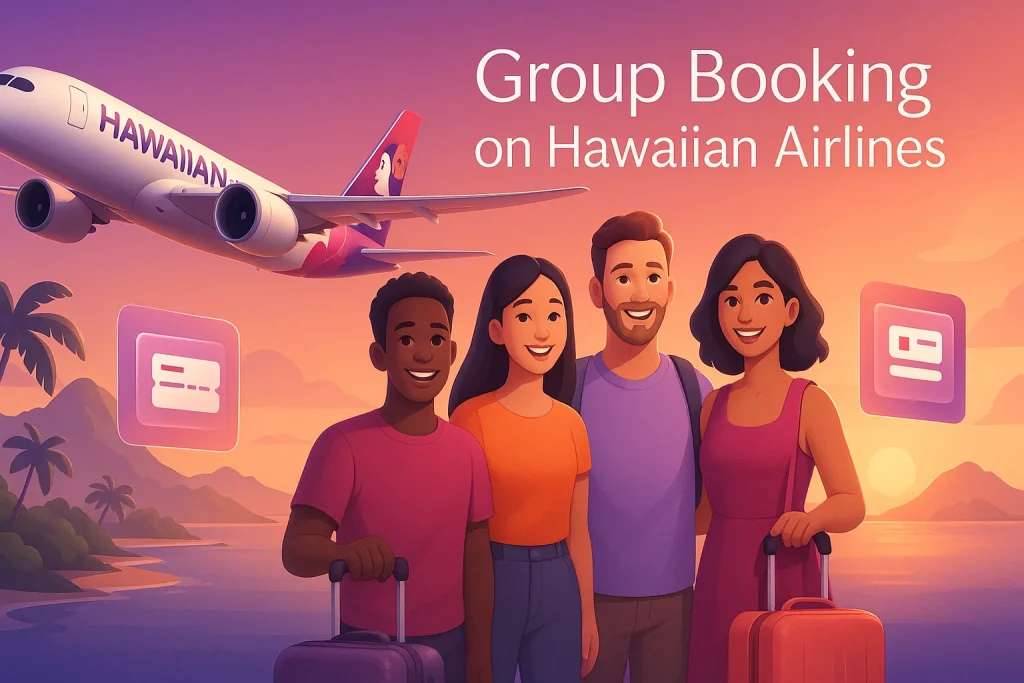 hawaiiana airlines group booking