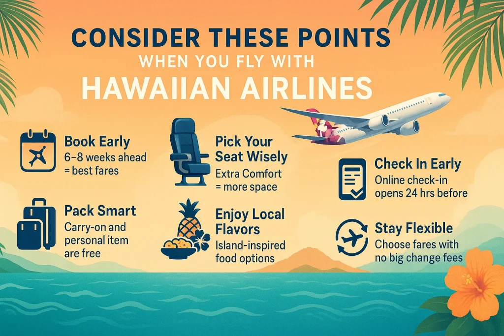 tips when you fly with hawiian airlines