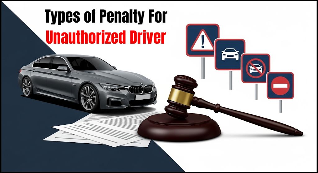 Types of Penalty For Unauthorized Driver