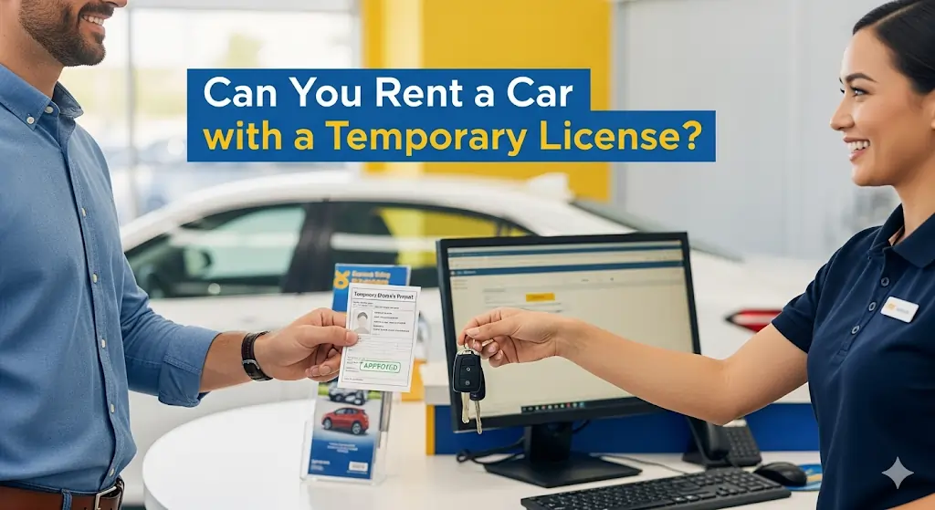 Can You Rent a Car with a Temporary License
