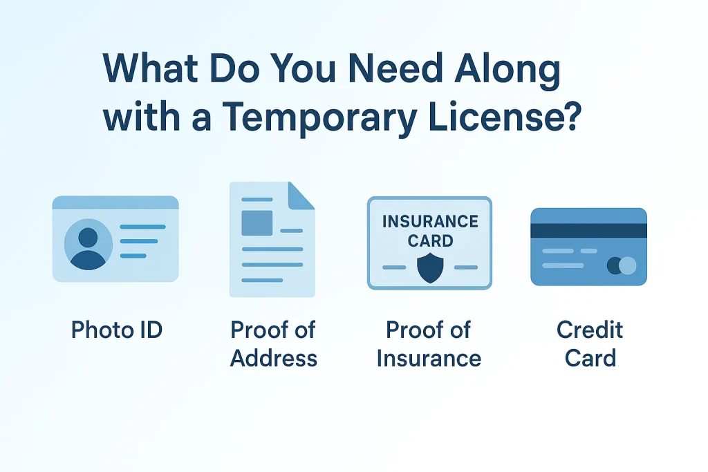 What Do You Need Along with a Temporary License