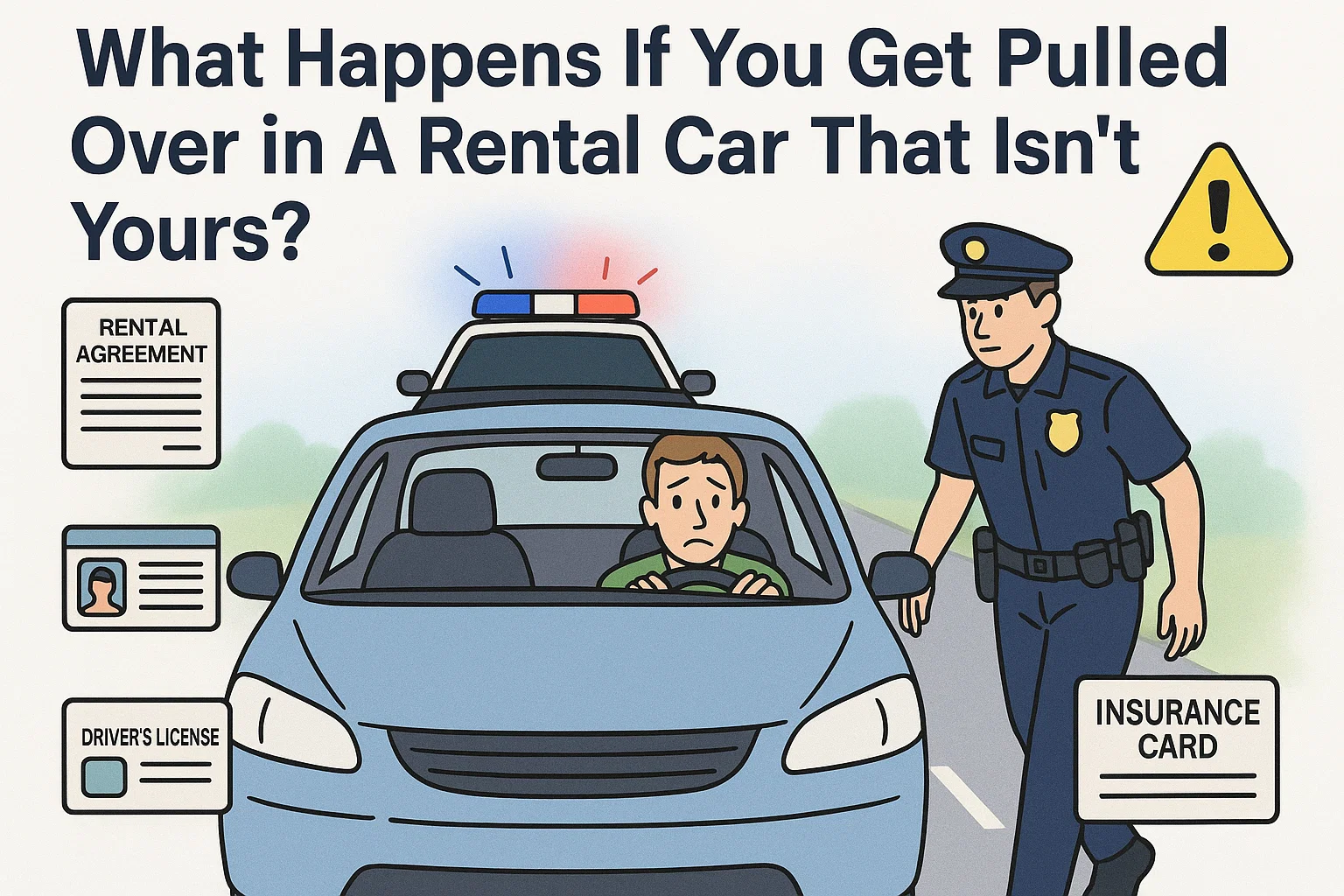 What Happens If You Get Pulled Over in A Rental Car That Isn’t Yours