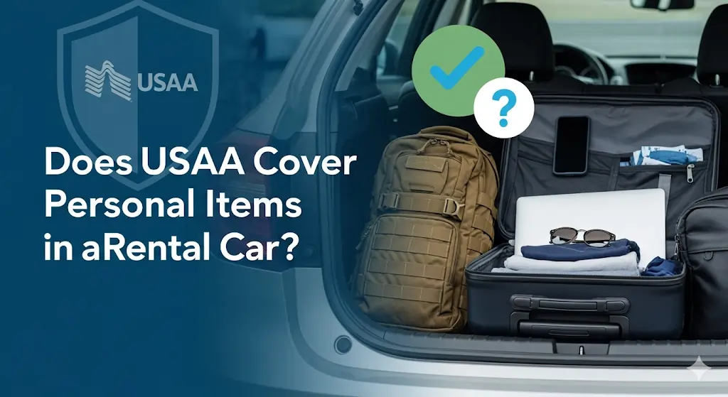 Does USAA Cover Personal Items in a Rental Car