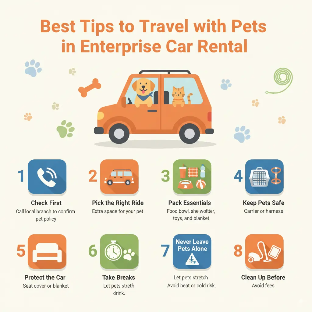 enterprise pet travelling tips