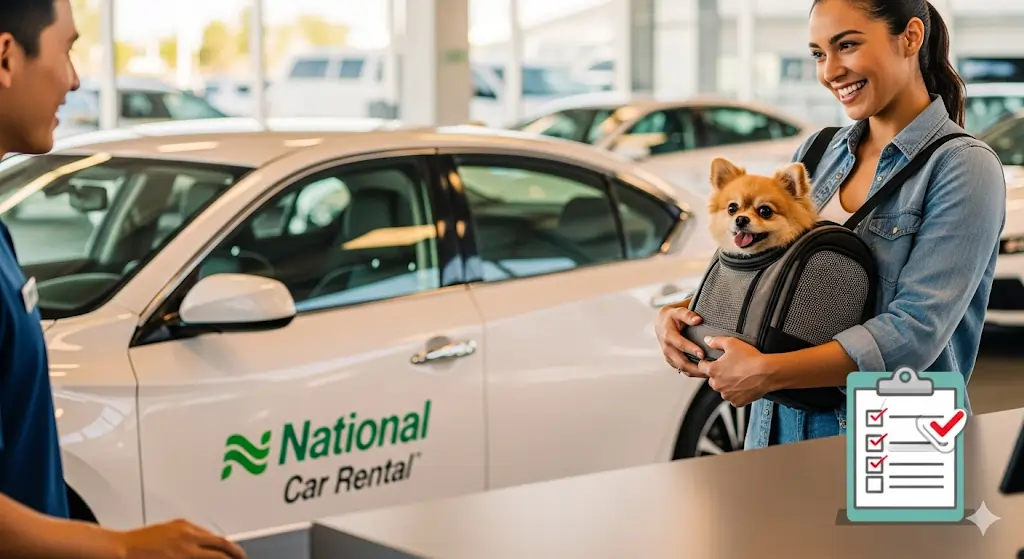 national car rental rules for pets