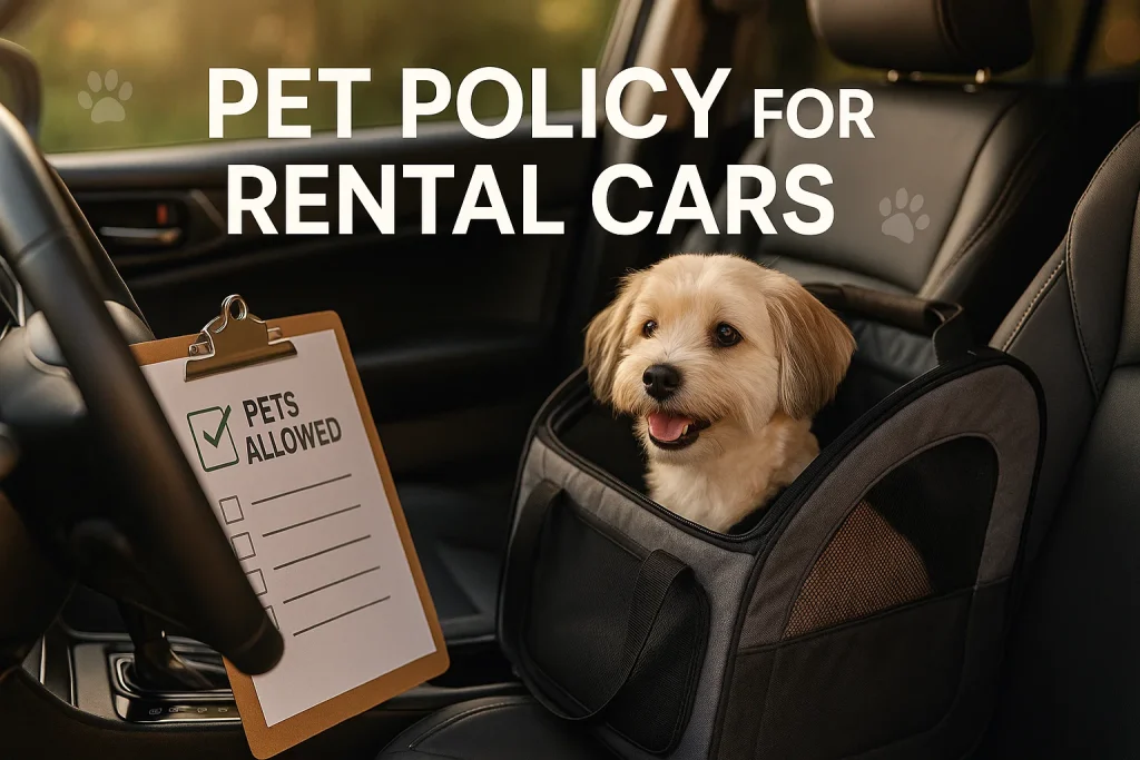 pet policy for rental cars