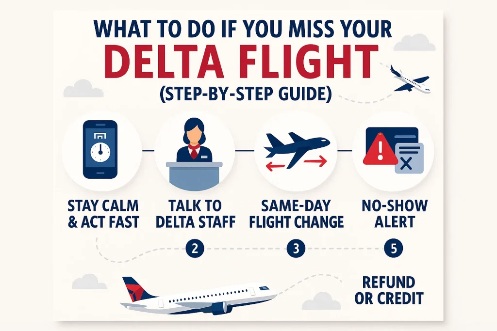What to do if you miss a delta airlines flight